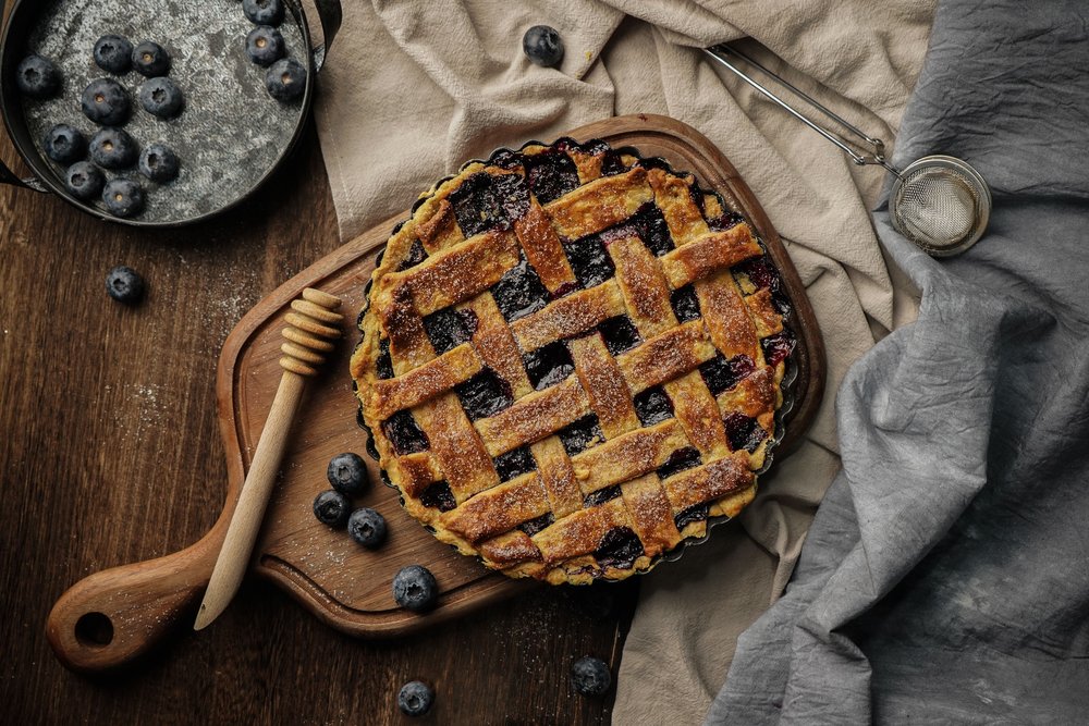 Blueberry Cobbler Cake