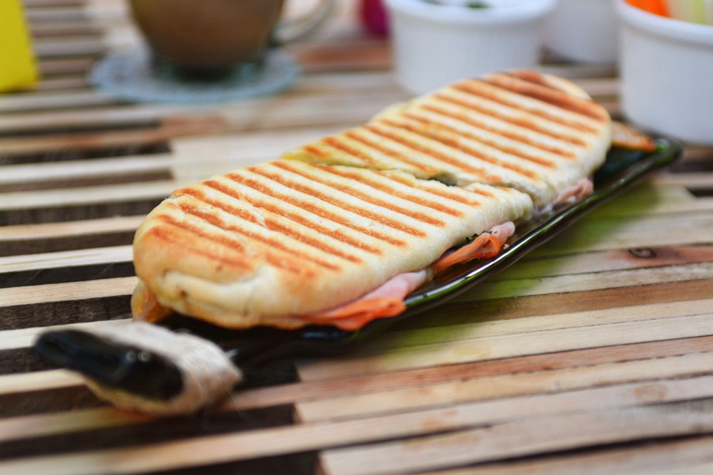 Chicken Avocado Panini Sandwich